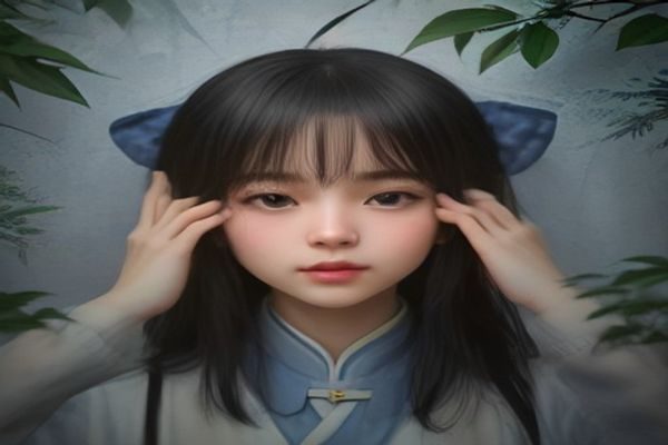 游戏玩家手持手机领取游戏礼包兑换码，屏幕上显示角色技能特效，背景为游戏周边海报，氛围热烈充满宅文化气息